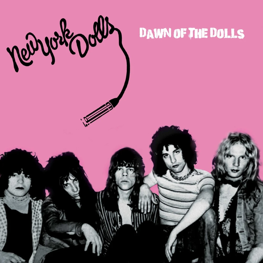 NEW YORK DOLLS Dawn Of The Dolls LP Pink/Black Splatter