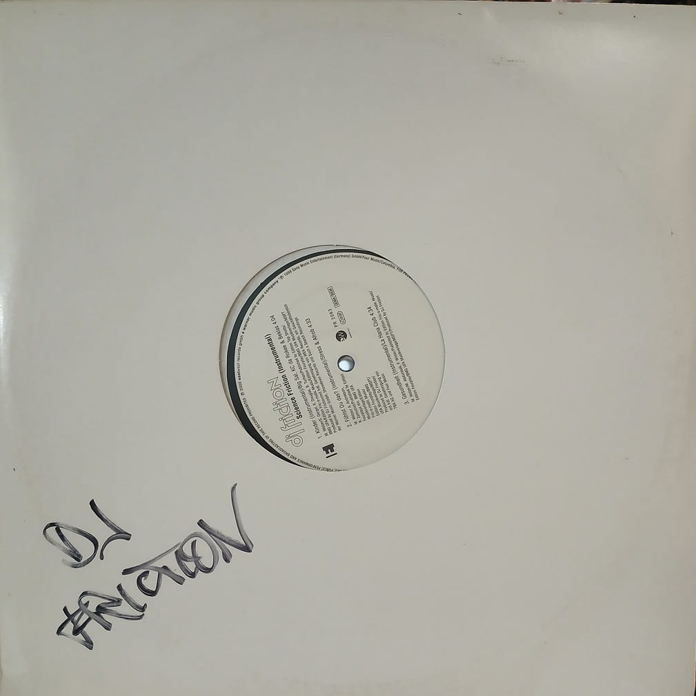 DJ Friction  Science Friction (Instrumental) 3LP 2000 niemiecki Hip-Hop