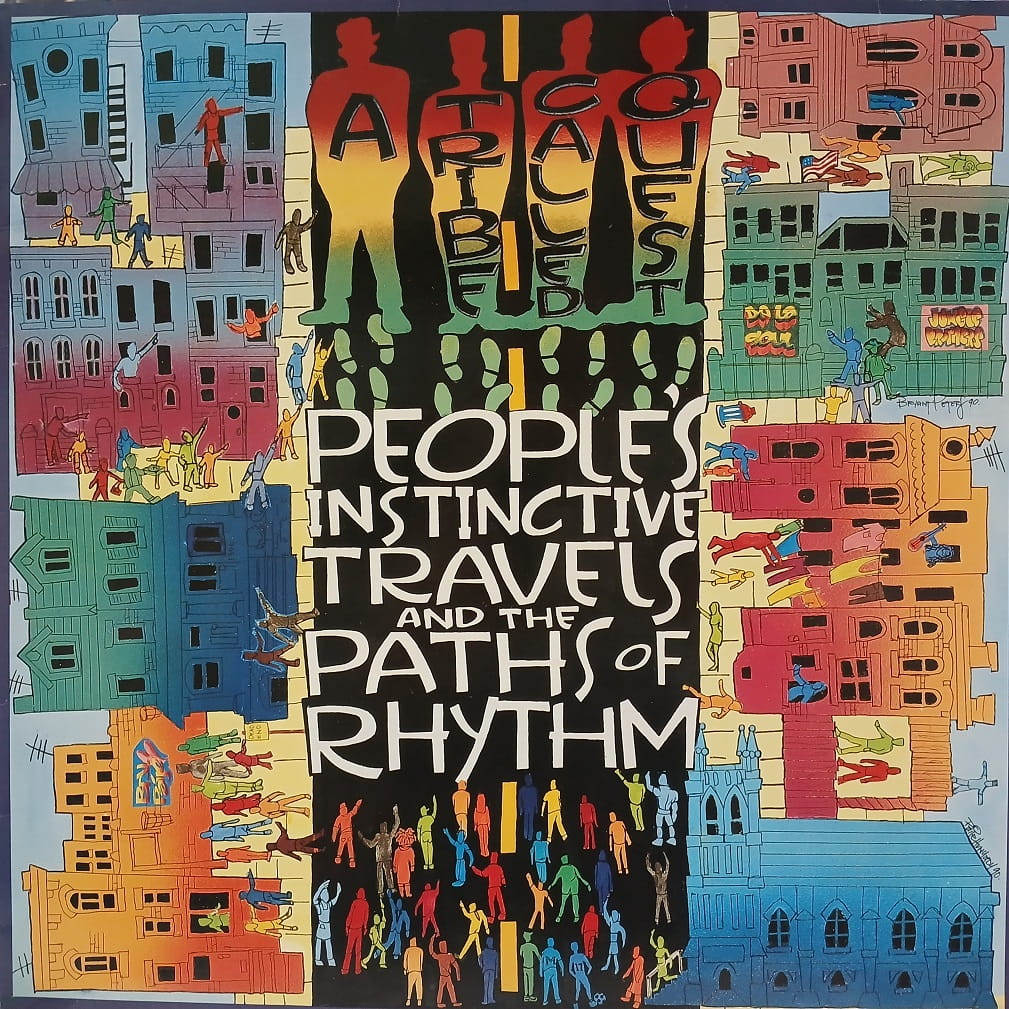 A Tribe Called Quest – People's Instinctive Travels And The Paths Of Rhythm LP 1990 EU