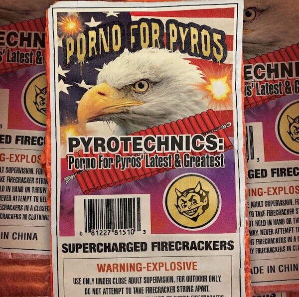 PORNO FOR PYROS Pyrotechnics: Porno For Pyros' Latest And Greatest LP Clear/Orange Splatter