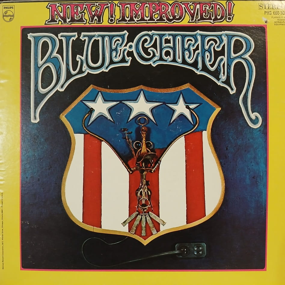 Blue Cheer New! Improved! Blue Cheer LP USA 1969 philips psych