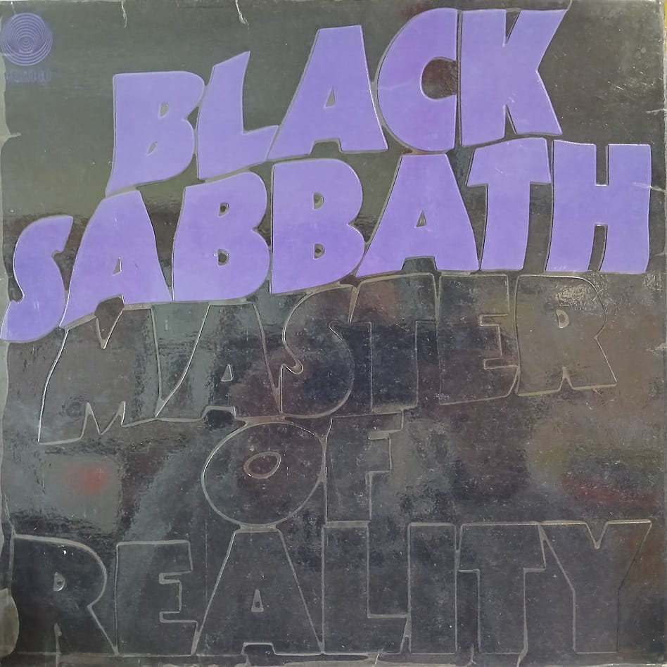 Black Sabbath  Master Of Reality LP Scandinavia 1971  Vertigo Swirl EMmbosed box Cover 