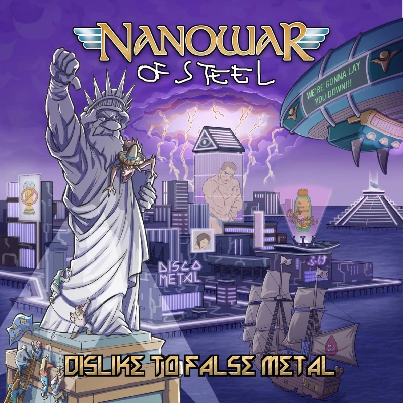 NANOWAR OF STEEL Dislike To False Metal LP Fioletowy winyl