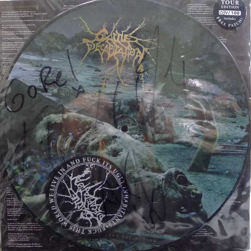 Cattle Decapitation – The Anthropocene Extinction LP 2016 EU Metal Blade Records picture disc