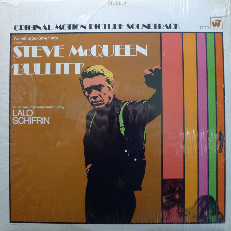 Lalo Schifrin – Bullitt (Original Motion Picture Soundtrack) LP 1968 US/Germany  Warner Bros