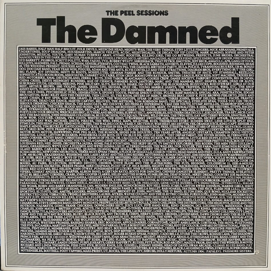The Damned, The Peel Sessions EP UK 1986 punk rock płyta winylowa