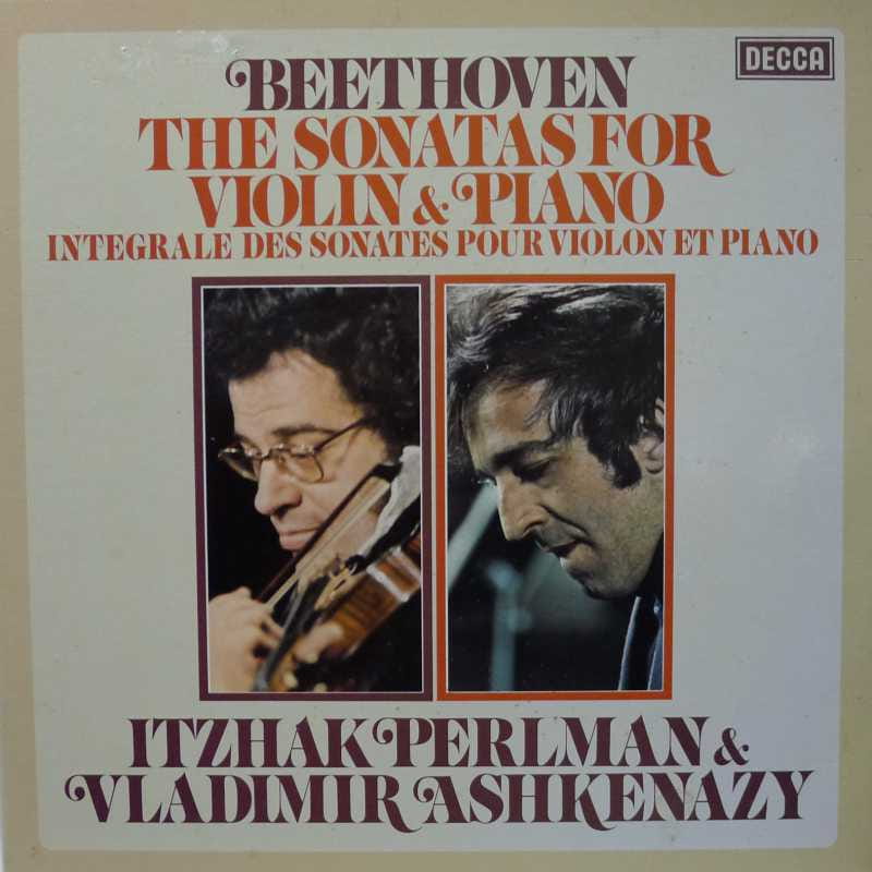 Ludwig van Beethoven - The Sonatas For Violin And Piano, Itzhak Perlman, Vladimir Ashkenazy, 5LP  1977 UK, Decca, płyta winylowa