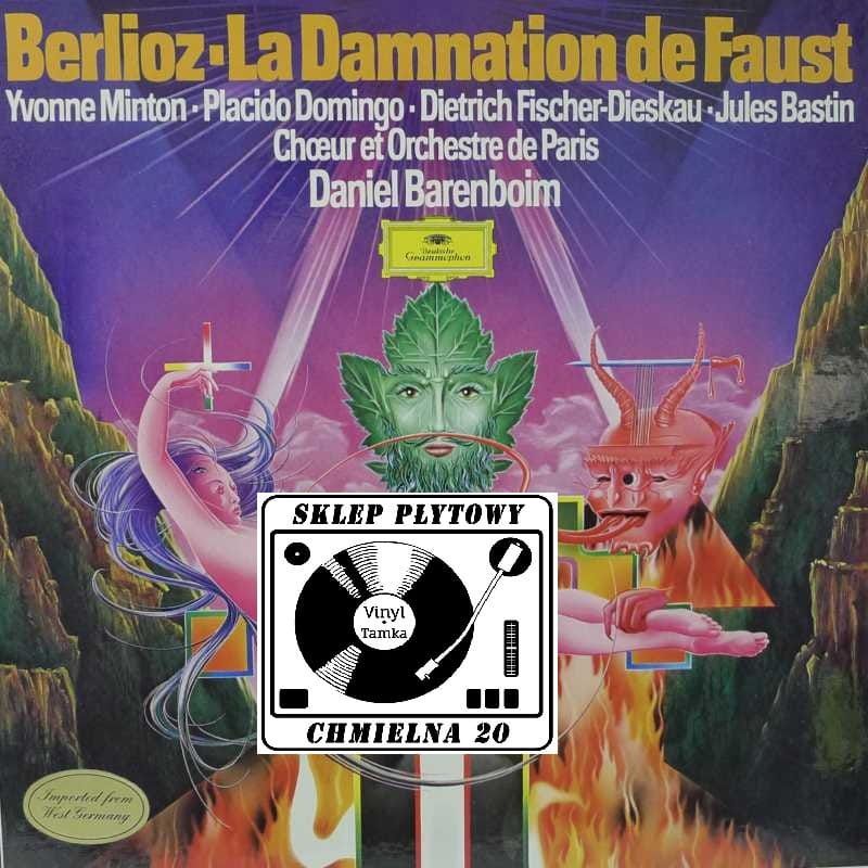 Hector Berlioz - La Damnation De Faust, Daniel Barenboim, 3LP BOX 1979 Germany, Deutsche Grammophon, płyta winylowa