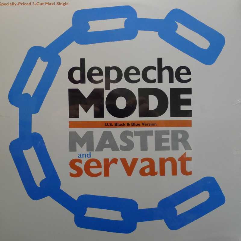 Depeche Mode - Master And Servant (U.S. Black & Blue Version), 12" 45rpm maxi single 1984, US, Mute , sealed 
