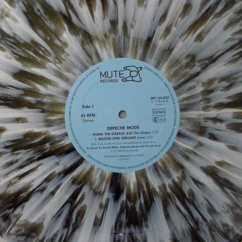 Depeche Mode -  Shake The Disease / special edition/ , 12" 45rpm single 1985, Germany , Mute , splatter vinyl