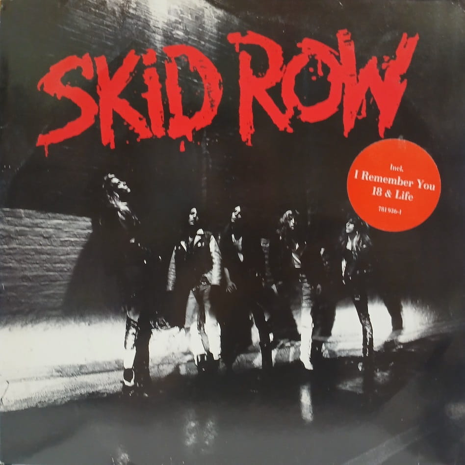 Skid Row LP Germany 1989 hard rock
