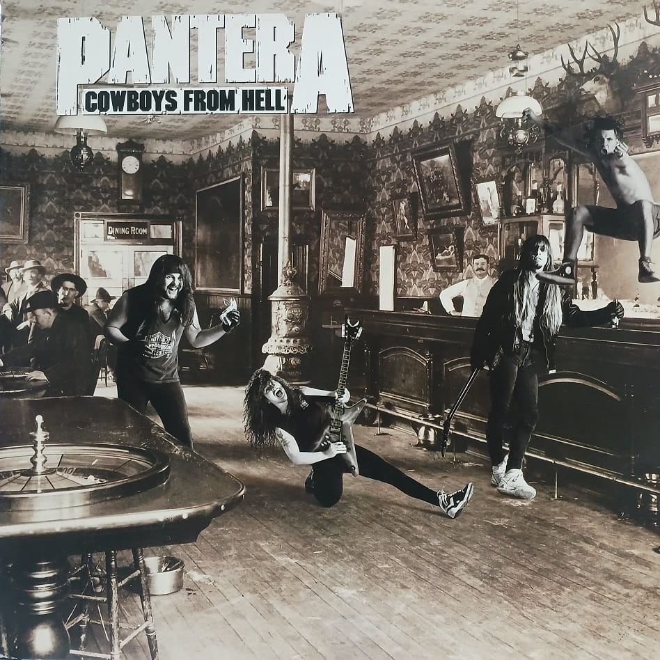 Pantera, Cowboys From Hell LP EU 1990 rare metal