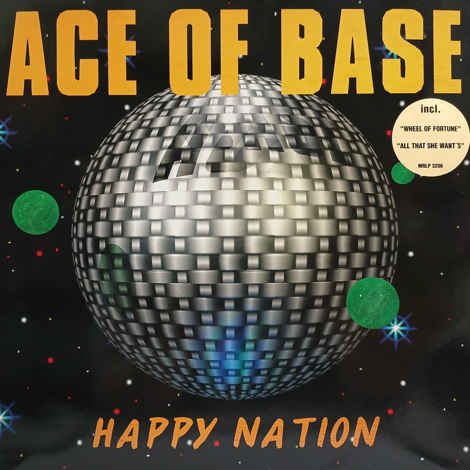 Ace Of Base, Happy Nation LP 1992 Sweden 