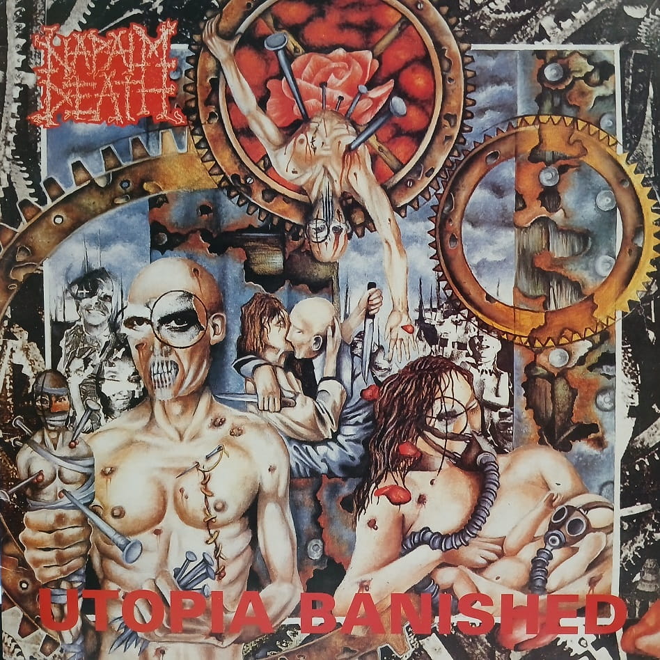  Napalm Death , Utopia Banished LP Brasil 1992