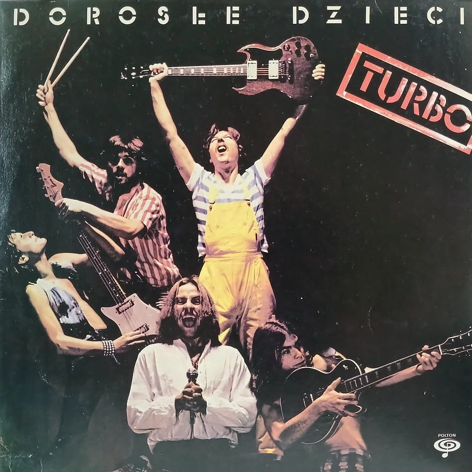 Turbo, Dorosłe Dzieci LP 1983 insert Polton