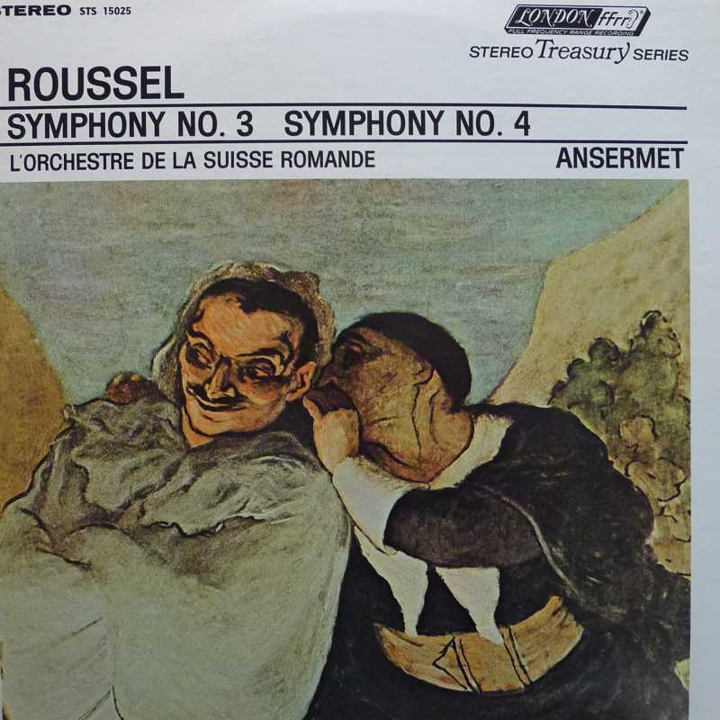 Roussel - Symphony No3, Ernest Ansermet, Lp 1967 US, London FFrr