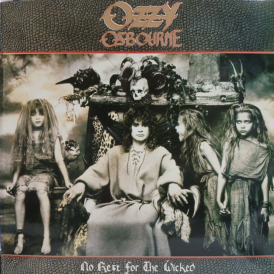 Ozzy Osbourne -  No Rest For The Wicked , LP 1988 Greece, insert, metal, płyta winylowa