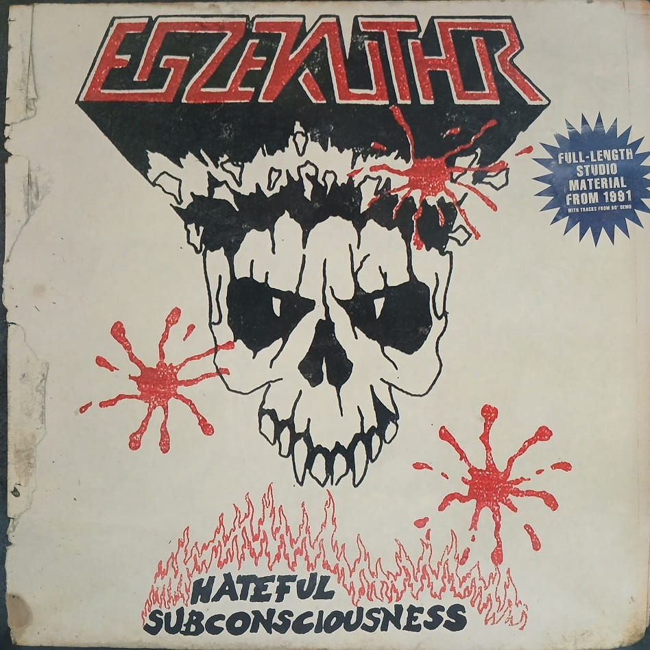 Egzekuthor, Hateful Subconsciousness LP 2020 Red, Poster + 2 inserty, płyta winylowa metal