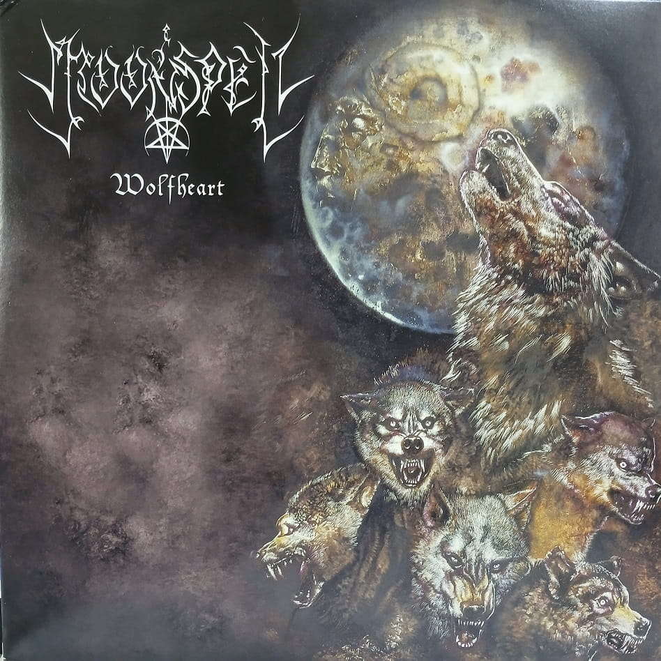 Moonspell, Wolfheart 2LP 2018 Gold, insert + poster, metal, płyty winylowe