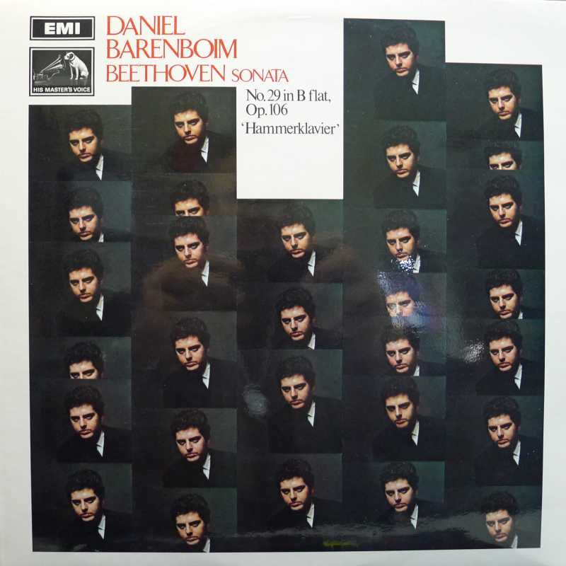 Ludwig van Beethoven, Sonata No. 29 In B Flat, Op. 106 'Hammerklavier' , Daniel Barenboim,  LP 1970 UK, His Masters Voive, płyta winylowa