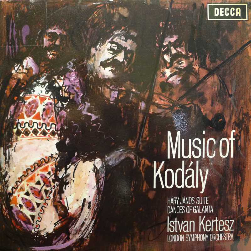Music Of Kodály  Istvan Kertesz , LP  1965 UK, Decca, płyta winylowa, audiophile