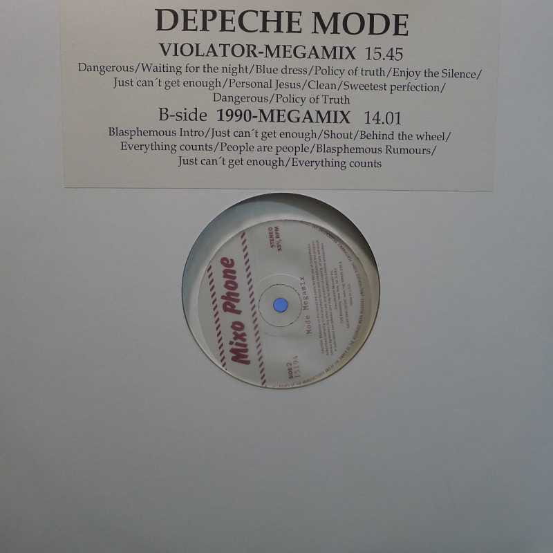 Depeche Mode,  New Mode Mega 90, 12" 33 rpm 1990 US, DiscoMotion Records Inc, płyta winylowa