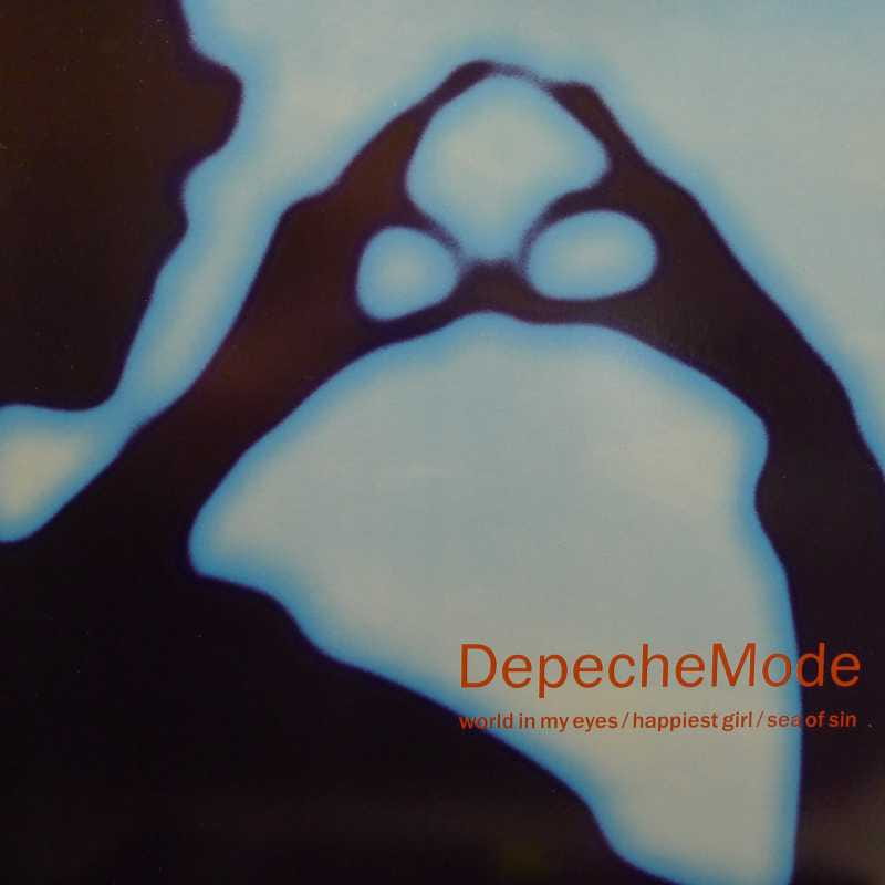 Depeche Mode,  World In My Eyes / Happiest Girl / Sea Of Sin, 12" 33rpm 1990 US, Sire, płyta winylowa