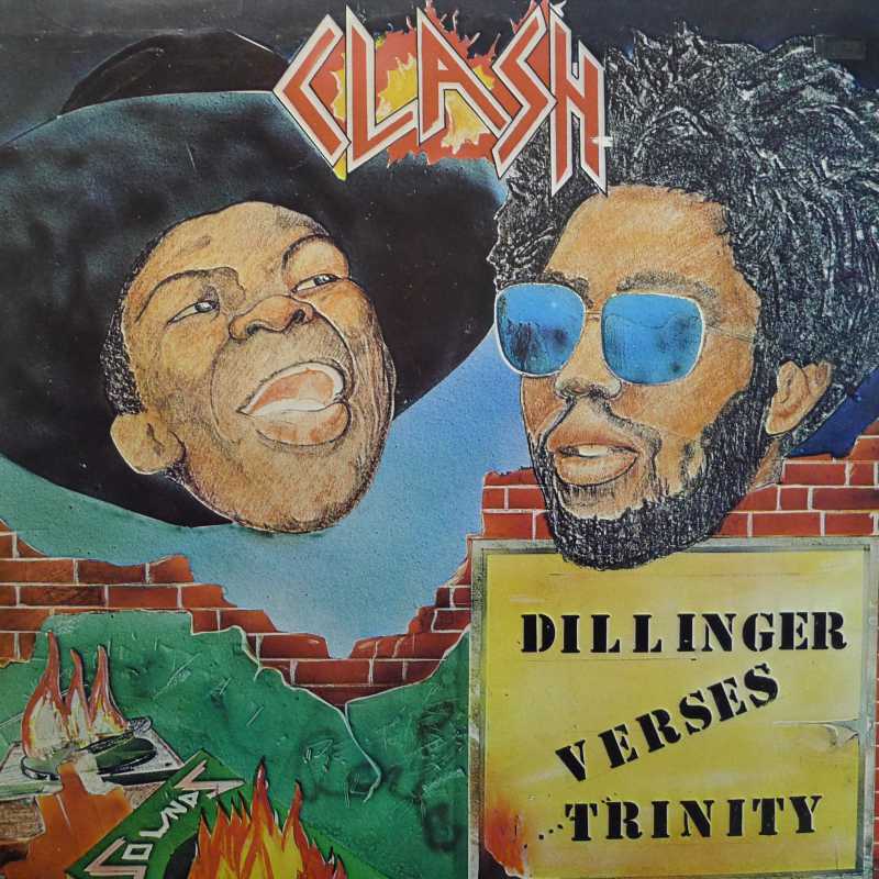 Dillinger Verses Trinity,  Clash, LP 1977 UK, Burning Sounds, płyta winylowa