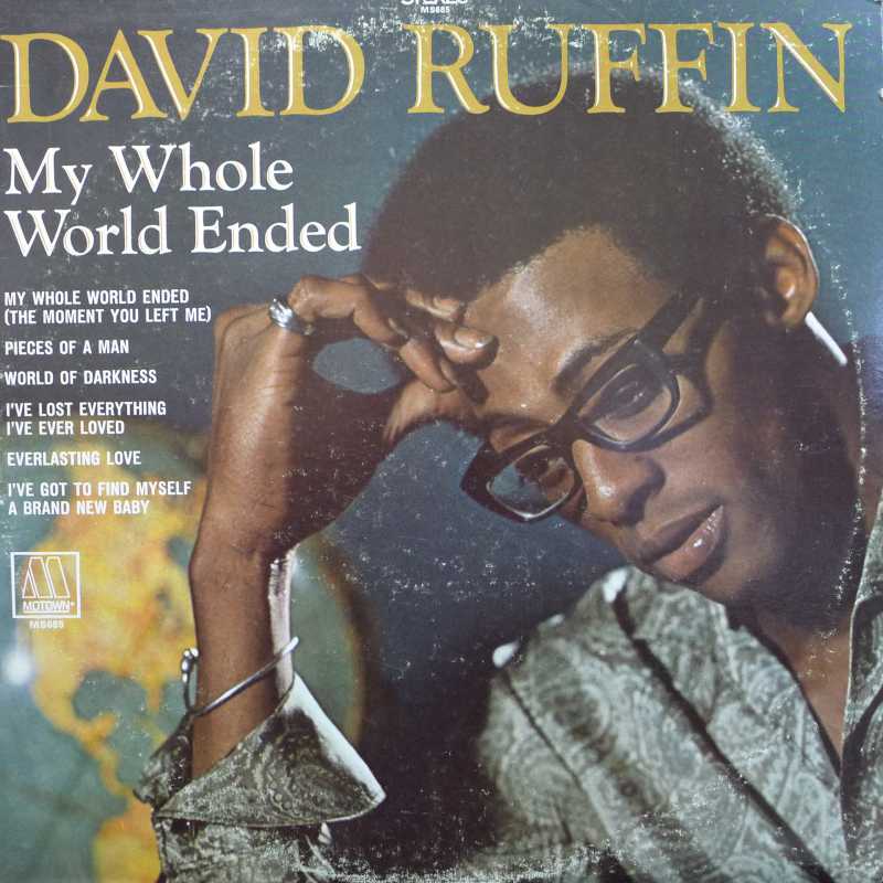 David Ruffin, My Whole World Ended LP 1969 US, Motown, płyta winylowa