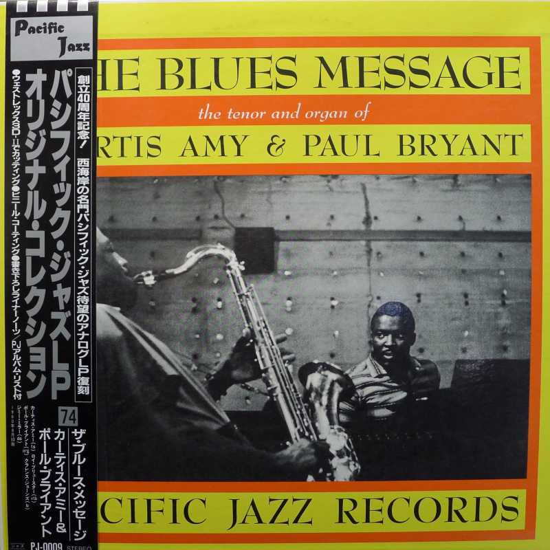Curtis Amy and Paul Bryant, The Blues Message, LP 1992 Japan, Pacific Jazz Records, płyta winylowa