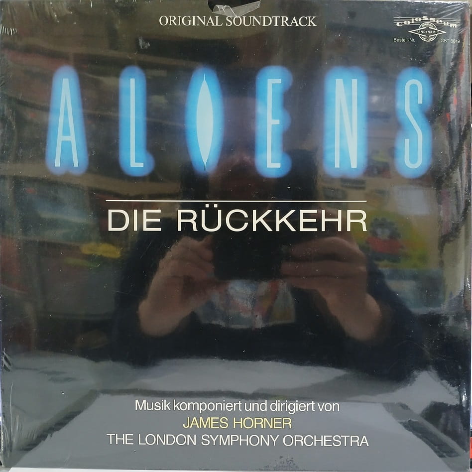 James Horner, Aliens, Soundtrack LP Germany 1986 ZAFOLIOWANA, płyta winylowa, Obcy
