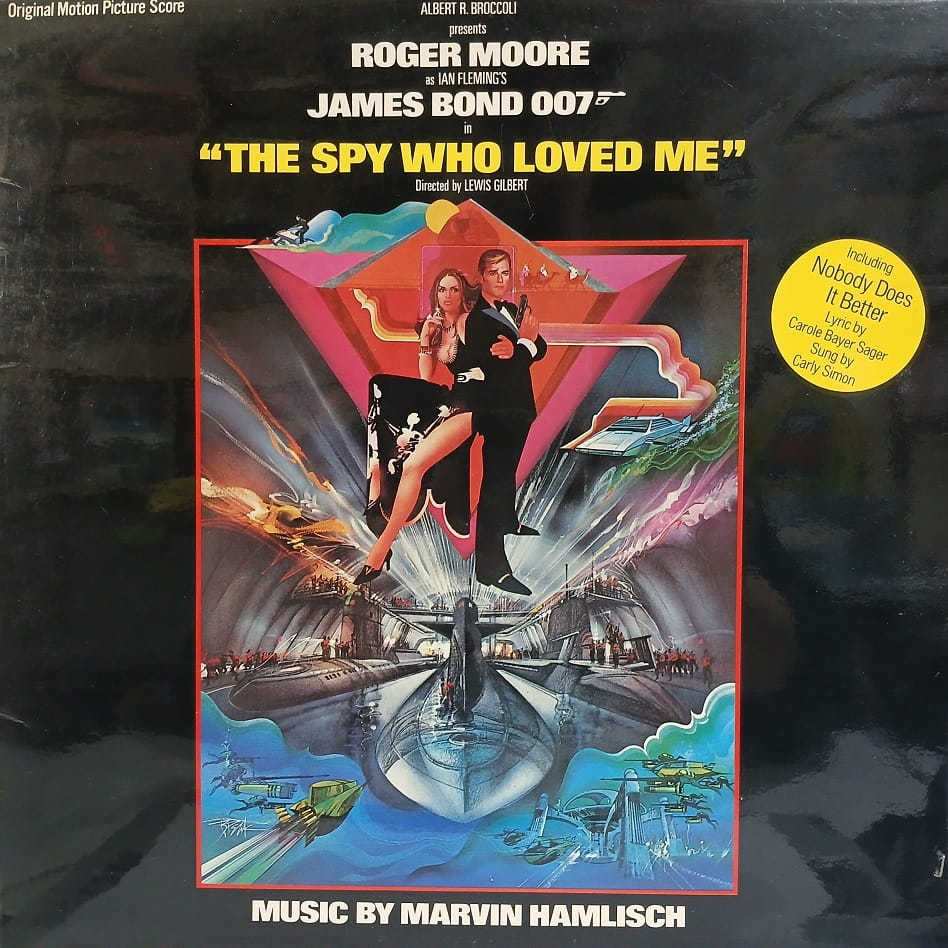 Marvin Hamlisch, The Spy Who Loved Me, James Bond 007 Soundtrack LP UK 1977, United Artists, płyta winylowa