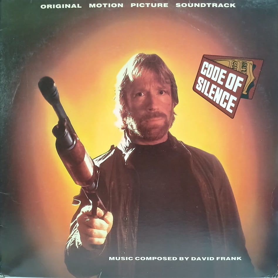 David Frank, Code Of Silence, Soundtrack, Chuck Norris LP USA 1985, płyta winylowa, Kod Milczenia