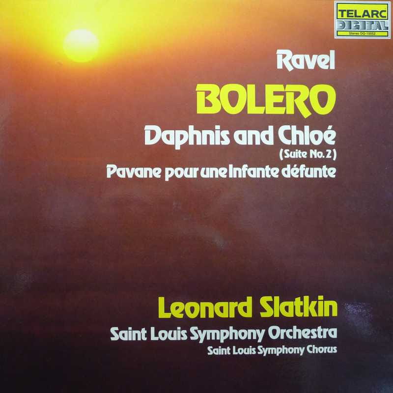 Ravel, Bolero, Leonard Slatkin, LP 1980 Germany, Telarc, płyta winylowa