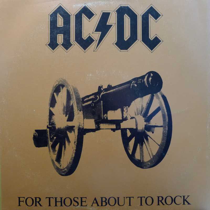AC/DC, For Those about to Rock,  LP  1982 Peru, Atlantic, płyta winylowa