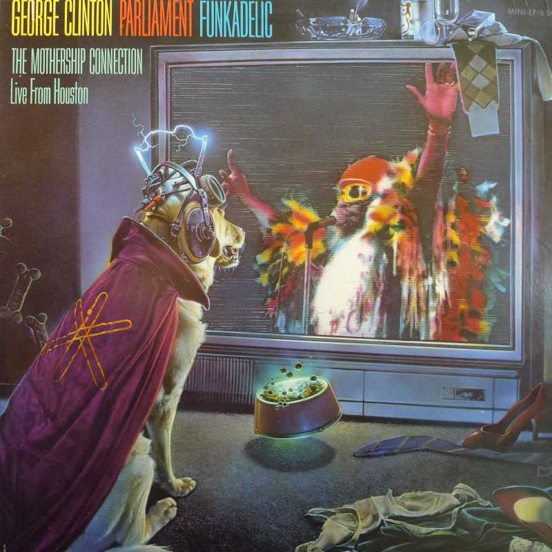 George Clinton, Parliament, Funkadelic, The Mothership Connection (Live From Houston), LP 1986 US, MCA Records, płyta winylowa