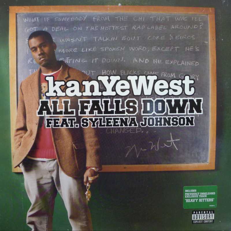 Kanye West Feat Syleena Johnson, All Falls Down, 12" 33rpm 2004 UK,  Roc-A-Fella-Records, płyta winylowa