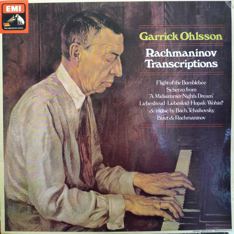 Garrick Ohlsson, Rachmaninov transcriptions, LP 1976 UK, EMI/His Masters Voice, płyta winylowa