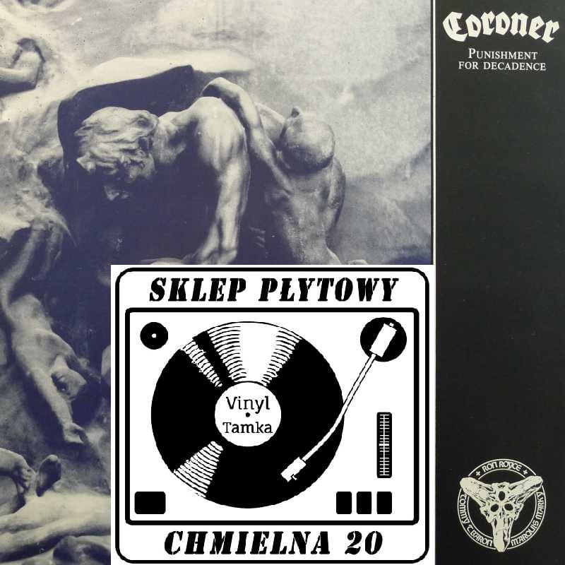 Coroner, Punishment For Decadence, LP 1988 Germany, Noise International, płyta winylowa