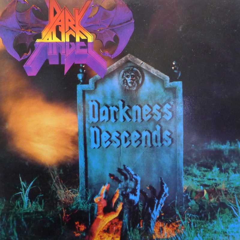 Dark Angel, Darkness Descends, LP 1986 UK, Under One Flag, płyta winylowa