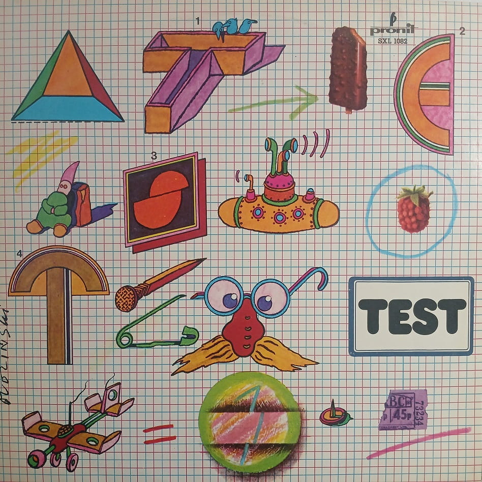Test i Wojciech Gąssowski, Test LP 1974 PL , stereo, płyta winylowa