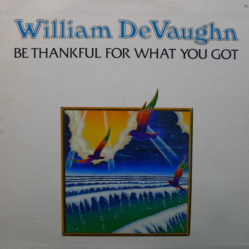 William DeVaughn Be Thankful For What You Got LP 1974 US, Roxbury Records RARE, płyta winylowa
