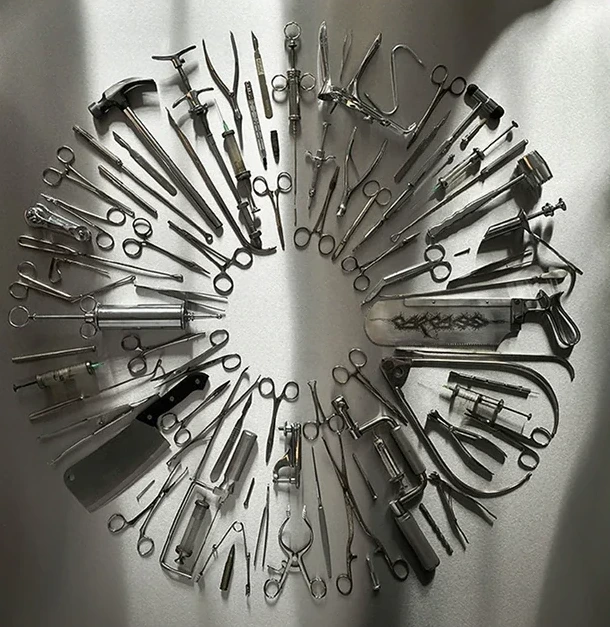 Carcass, Surgical Steel 2LP Red With Black Splatter