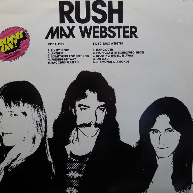 Rush / Max Webster, Rock On, LP 1977 Sweden, Philips, płyta winylowa