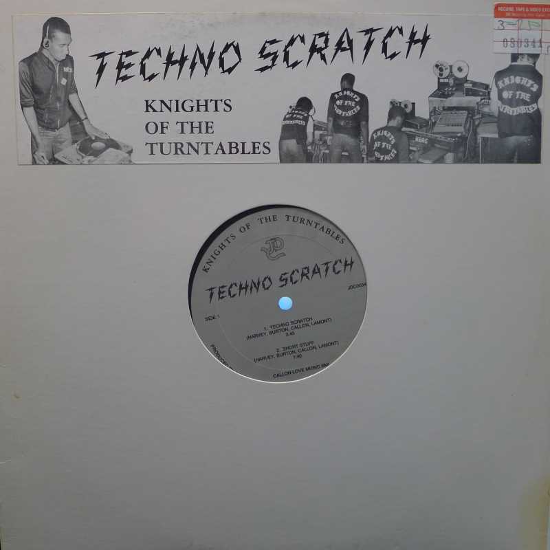 Knights Of The Turntables, Techno Scratch, 12" 33rpm 1984 US, JDC Records, płyta winylowa
