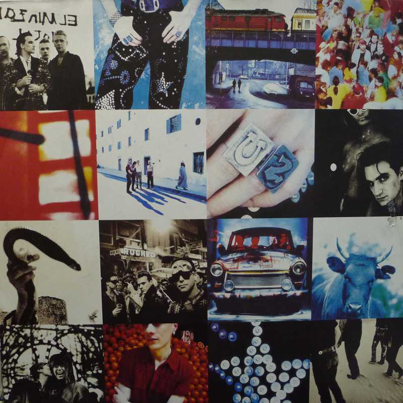 U2, Achtung Baby, LP 1991 EU, Island, płyta winylowa