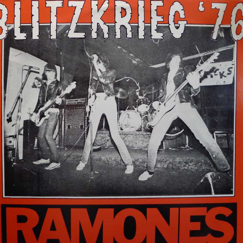 Ramones, Blitzkrieg '76, LP  Unofficial 1989 EU, Not On Label, płyta winylowa