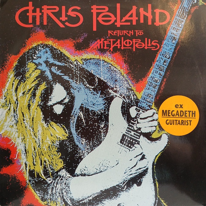 Chris Poland, Return To Metalopolis LP EU 1990, płyta winylowa, metal, Megadeth