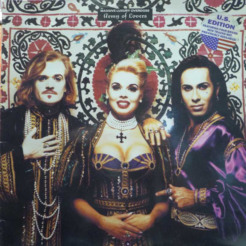 Army of Lovers , Massive Luxury Overdose US edition, LP 1992 Sweden, Stockholm Records, płyta winylowa 