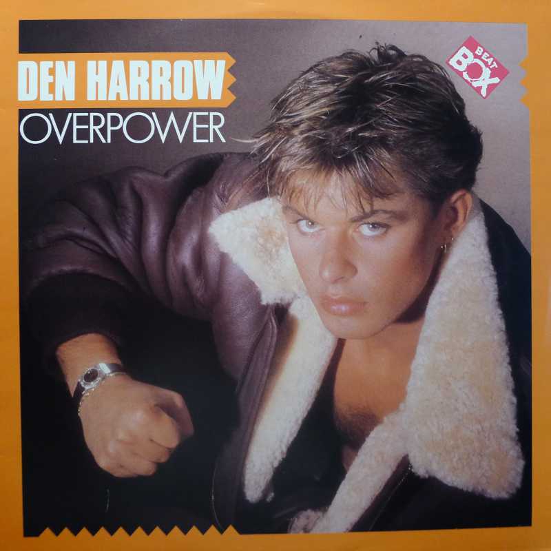 Den Harrow, Overpower, LP 1986 Sweden, Beat Box, italo disco, płyta winylowa